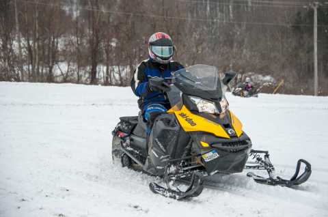 Snowmobiling