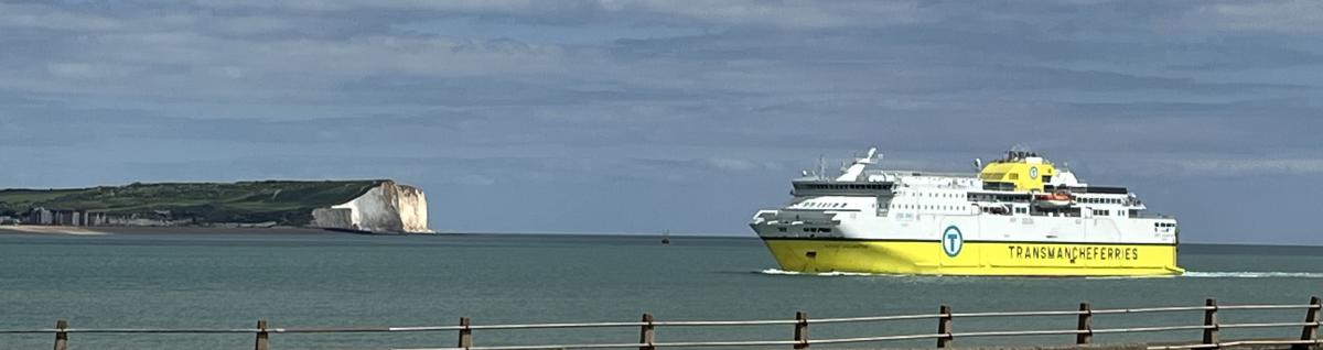 Ferry coming into Newhaven Port