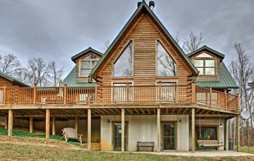 Heavenly Hills cabin with second story wrap around porch