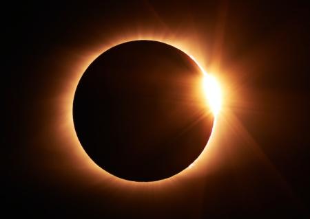 Total solar eclipse photo
