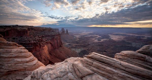 Lookout point in Canyonlands National Park Utah