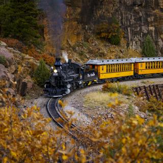 Durango Train During Fall Photo Train Event