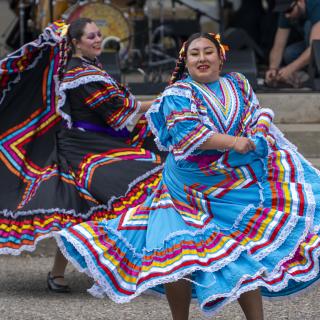 Ballet Folklorico de Durango during the Dandelion Festival in Spring