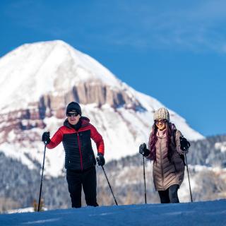 Cross Country Skiing at the Durango Nordic Center During Winter
