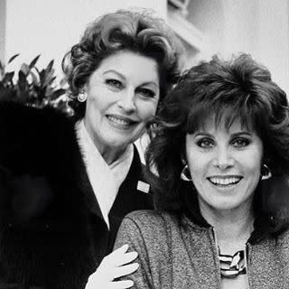 Ava with Maggie costar Stefanie Powers