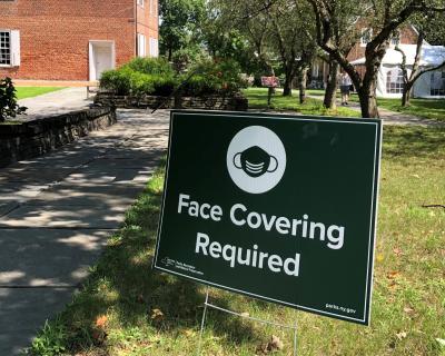 Face Covering Required Sign