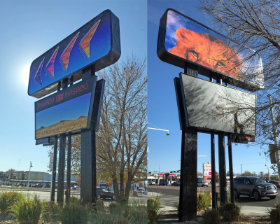 Two signs that have been restored by Friends of the Orphan Signs.