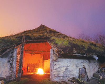 A Bronze-Age hut at Flag Fen Archaeology Park — Peterborough