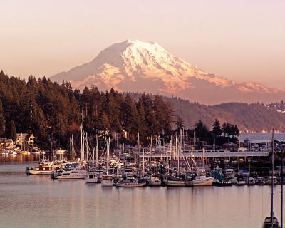 Gig Harbor and Mount Rainier