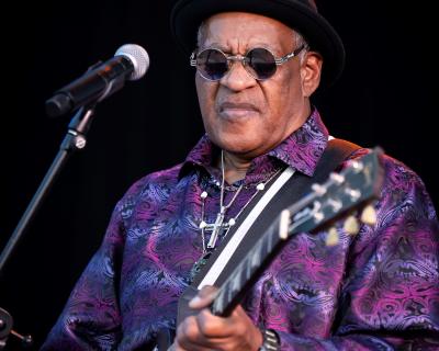 Guitar player at Woodbury Days