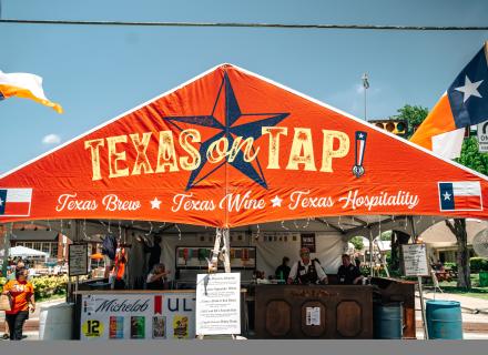 Texas on Tap boot at Main Street Fest