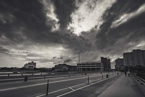Downtown Rockford- Clouds