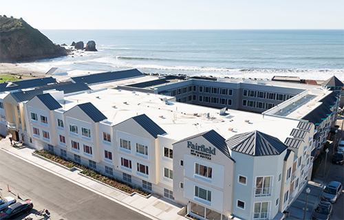 Fairfield Inn and Suites Pacifica View From Above