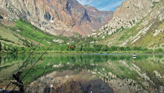 Parker Lake with Fishing