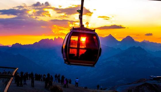 Scenic Gondola Ride stock image