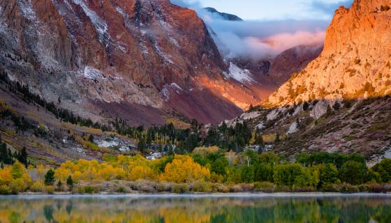 Parker Lake fall colors