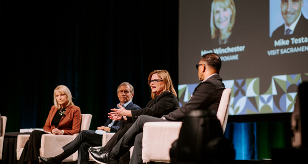 speakers on stage at previous RCMA conference