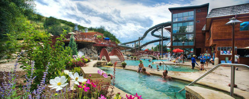 Old Town Hot Springs is ideal for families in the summer