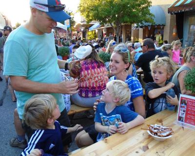 Family at Oktoberfest