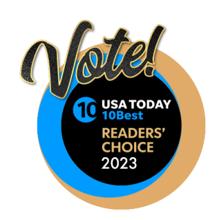 USA Today 10Best Readers' Choice Award voting badge