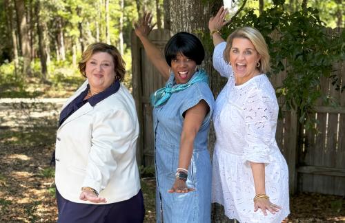 Tanya Leader, Zondra White Jones and Katie Guasco (left to right)