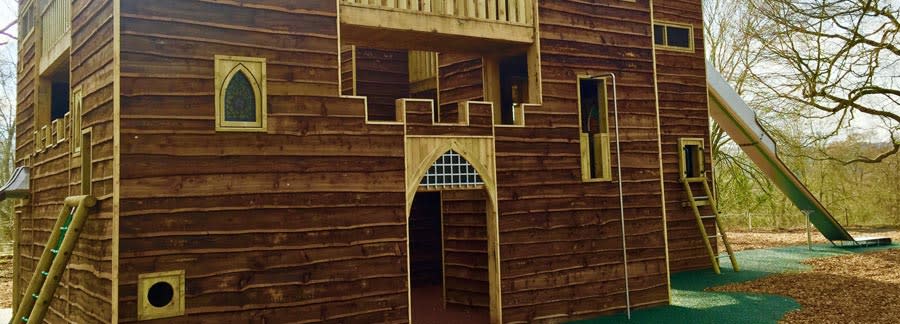 The new fun fort at Sudeley Castle