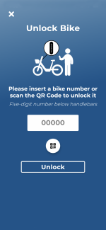 Blue Bike SC Unlock App