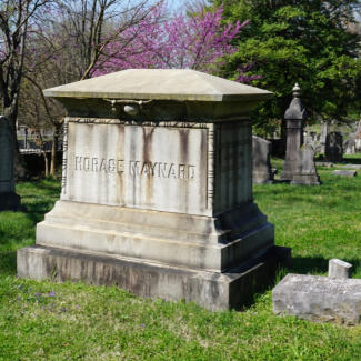 Headstone for Horace Maynard in Old Gray Cemetery in Knoxville, TN