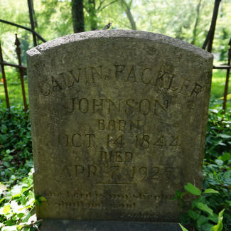 Cal Johnson Grave at Oddfellows Cemetery | Courtesy KHP