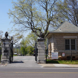Entrance to the Old Gray Cemetery in Knoxville, TN