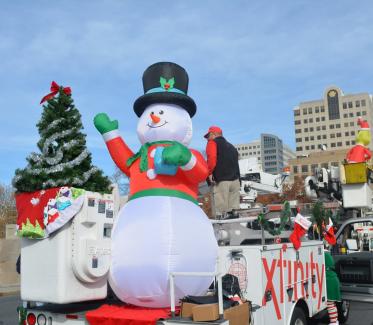 Harrisburg Holiday Parade Snowman