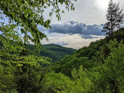 View along the Thousand Steps - Standing Stone Trail