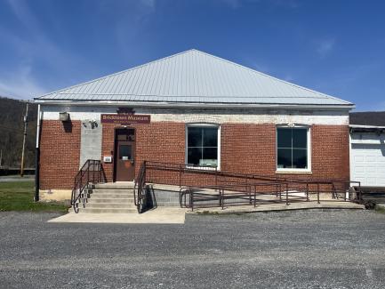 Exterior view of Bricktown Museum in Mount Union, PA