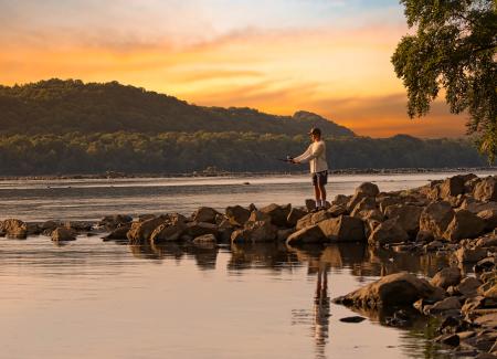 Fishing on the Susquehanna