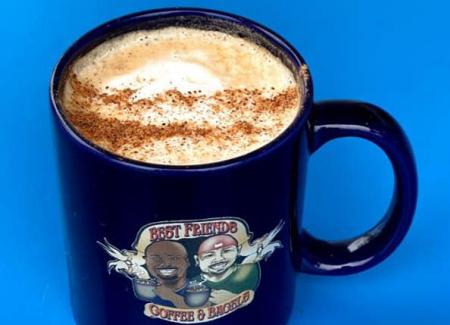 Best Friends Cuban cappuccino (Photo courtesy of Best Friends Coffee & Bagels Facebook page)