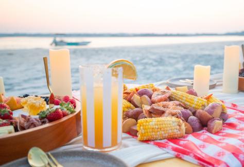 Beach Table Spread