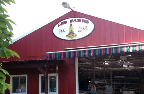 LJB Farms roadside stand