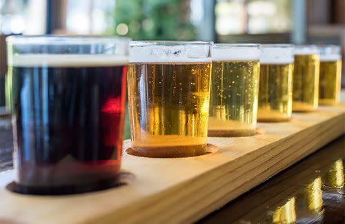 flight of beer