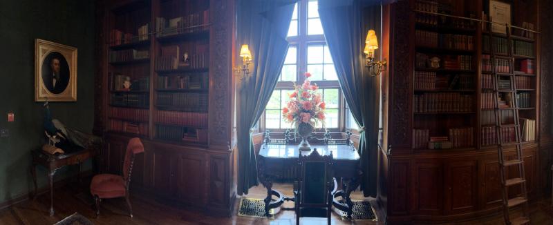 The library at Willistead Manor