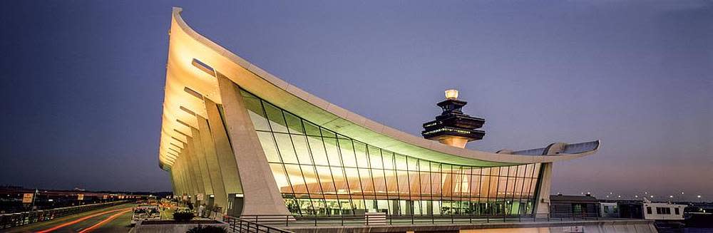 Dulles Airport IAD Sun Set