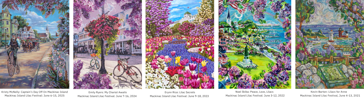 2025 - 2021 Lilac Festival posters