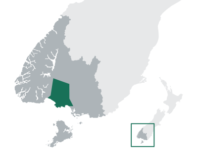 Western Southland Map