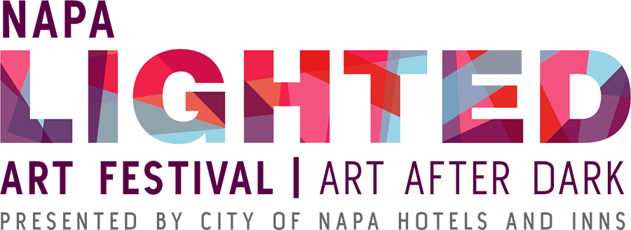 Napa Lighted Art Festival logo 2023