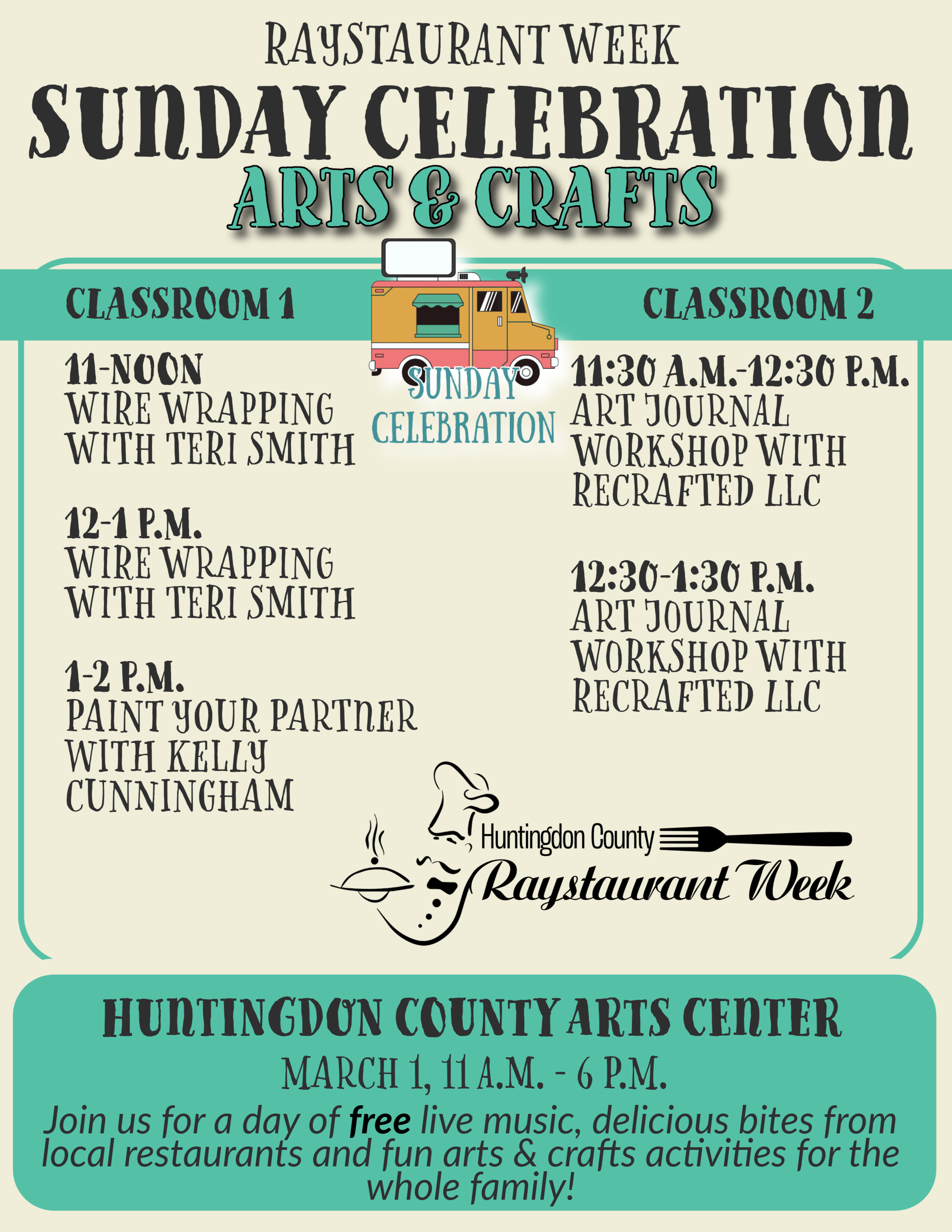 Sunday Celebration Arts & Crafts calendar