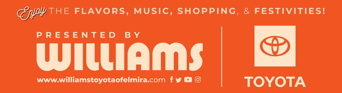 williams toyota harvest sponsor footer