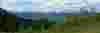 Summer view of mountains