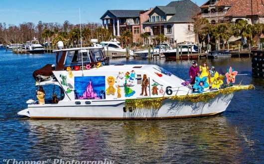 mardi gras boat layout