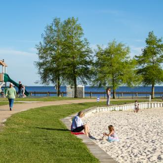 Mandeville Lakefront Beach