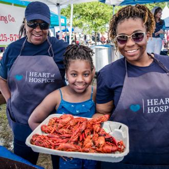 Participants of the Crawfish Cookoof