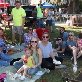 Families at The Wooden Boat Festival in Madisonville